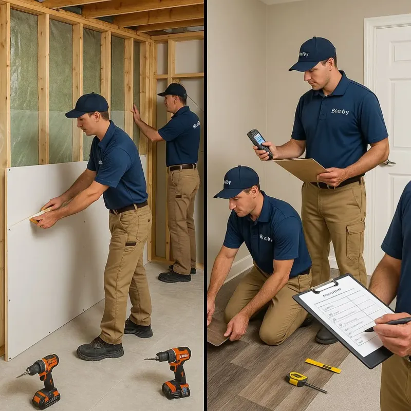 Repairs and Reconstruction process in Clymer, PA